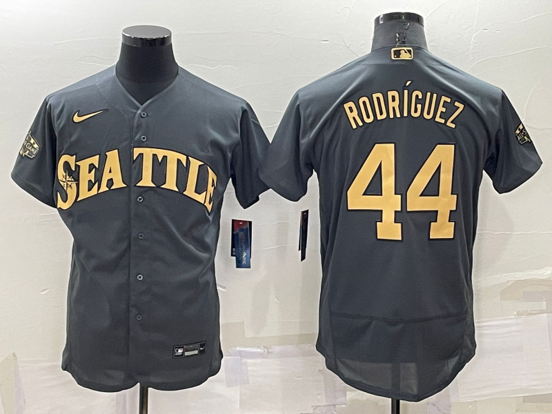 Men's Seattle Mariners Julio Rodriguez #44 Gray Jersey